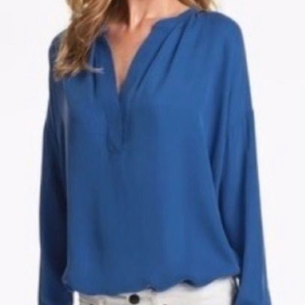 VINCE Slouchy Silk Blouse XS